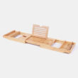 Litera - bambusz tálca / könyvtartó fürdőkádhoz