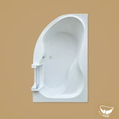 Ajtóval szerelt aszimmetrikus kádak 