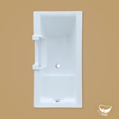 Ajtóval szerelt egyenes kádak ülőkével 